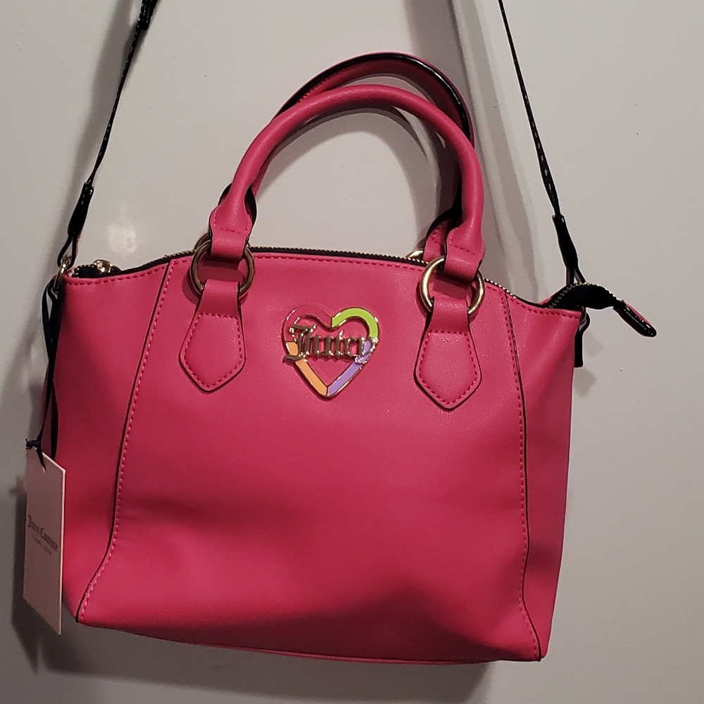Juicy Couture Pink Heart Crossbody Bag NWT